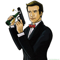 Locked & Loaded Gun Beer Bottle Cap Opener - 007 James Bond Bar Tool - BigMouth