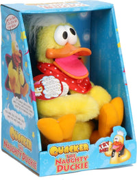 Quacker The Naughty Duckie - Pato parlante grosero y ofensivo - Broma de regalo para adultos