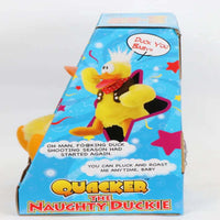 Quacker The Naughty Duckie - Rude Offensive Talking Duck - Adult Gag Gift Joke