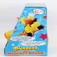 Quacker The Naughty Duckie – Canard parlant offensif grossier – Blague cadeau pour adulte