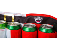 THE CHRISTMAS SANTA BEER BELT 6 Pack Beer Holster Bottles or Cans - BigMouth Inc