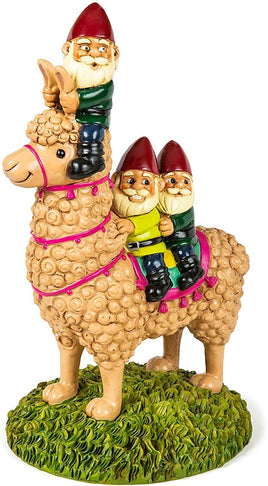 Cute Funny Llama Garden Gnome - Indoor / Outdoor Yard Statue -  BigMouth Inc