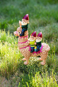 Cute Funny Llama Garden Gnome - Indoor / Outdoor Yard Statue -  BigMouth Inc