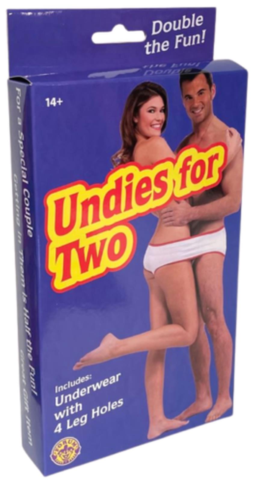 Undies For Two - Adult Sharing Underwear - GaG Joke Novelty Gift