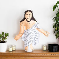 JESÚS INFLABLE - Cuerpo inflable de Cristo - Regalo portátil de broma divertida
