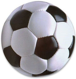 Soccer Ball Magnet ~ Large 5 1/2" Round ~ Sports Magnetic Car Fridge Soccer Moms