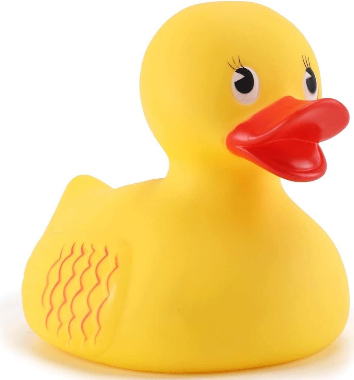 Jumbo Squeaky Rubber Ducky 10.5" - Baño Piscina Niño Niño Bebé Jugar Pato Duckie Juguete