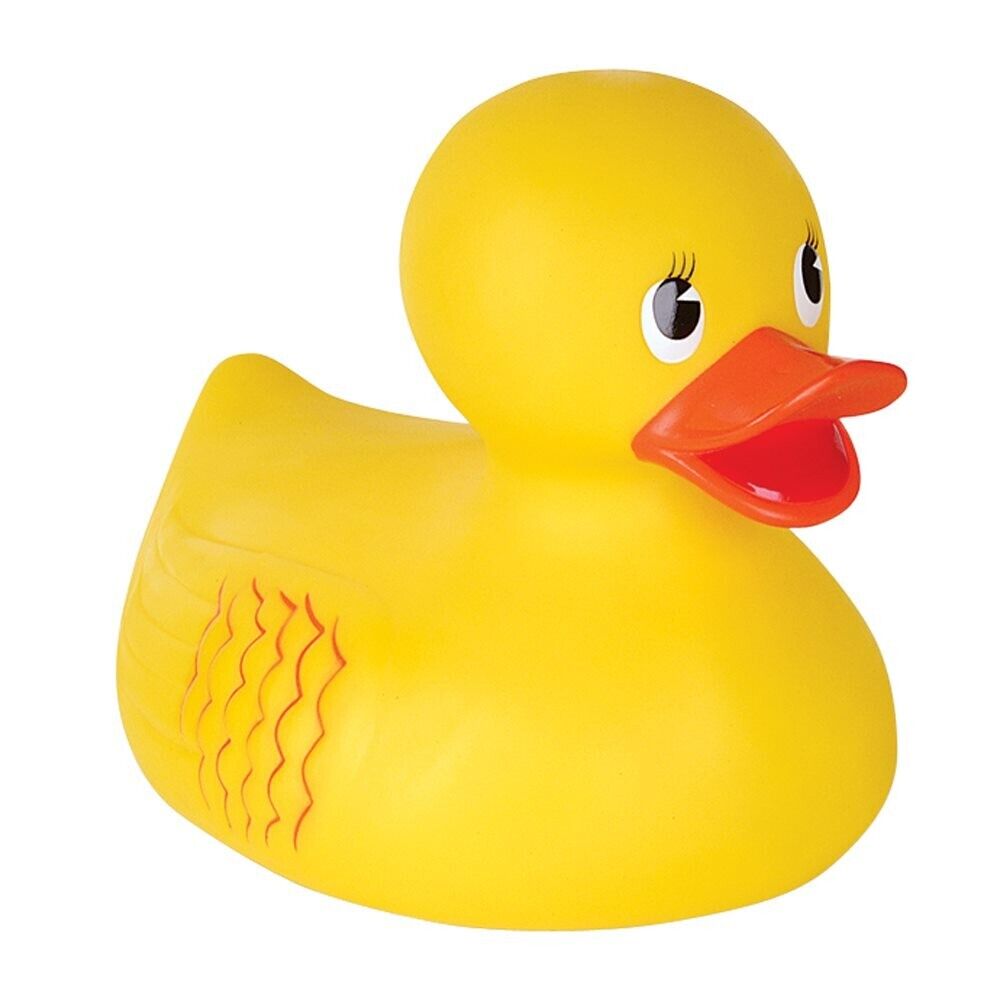 Jumbo Squeaky Rubber Ducky 10.5" - Bath Pool Child Kid Baby Play Duck Duckie Toy