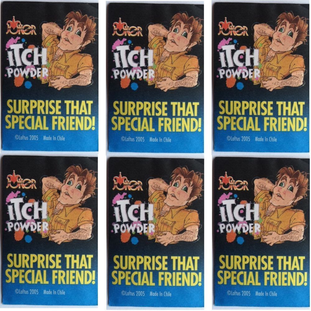 144 Itch Itching Powder Funny Gag Prank Joke  - Wholesale Display Case