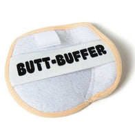 Butt-Buffer Hiney Shiny Funny Gag Joke Gift - Éponge de savon à récurer en luffa