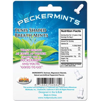 Peckermints - Penis Shaped Breath Mints - Cool Mint Flavored - Willy's in a Tin