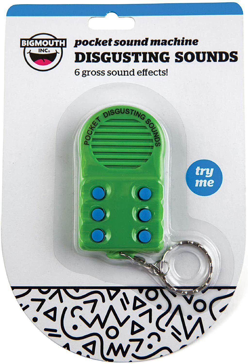 Disgusting Poop Pooter Fart Burping Puke Key Chain - LOUD NOISE MAKER