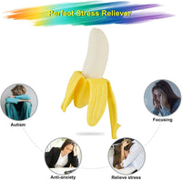 2 Banana Squishy Soft Stress Relief Squeeze Fruit - Gag Joke Novelty Child Toy