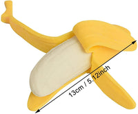 2 Banana Squishy Soft Stress Relief Squeeze Fruit - Gag Joke Novelty Child Toy