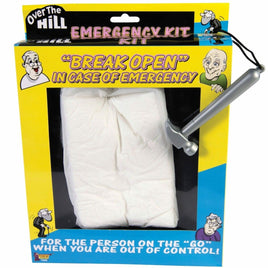 Kit de pañales para ropa interior de emergencia - Over the Hill - Regalo de cumpleaños divertido de broma mordaza