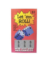 Broma de 100 billetes de lotería falsos - Broma divertida y novedosa