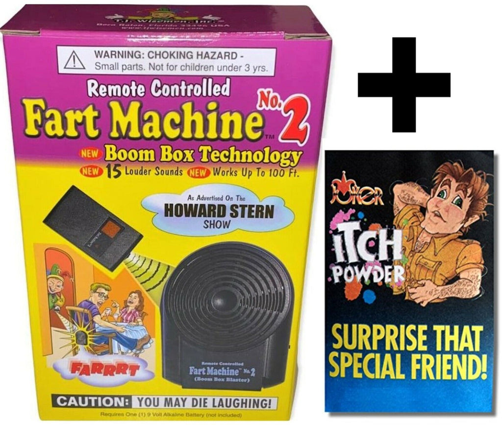 Fart Machine #2 with Remote & Itching Powder Combo! – Giggle Novelties