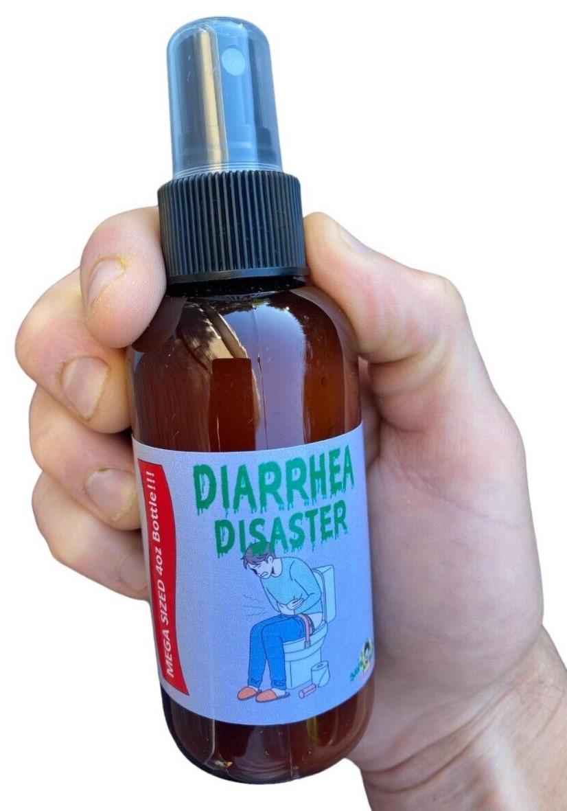 DIARRHÉE CATASTROPHE MÉGA BOUTEILLE DE 4 OZ - Fart Spray a mal tourné ! Blague GaG