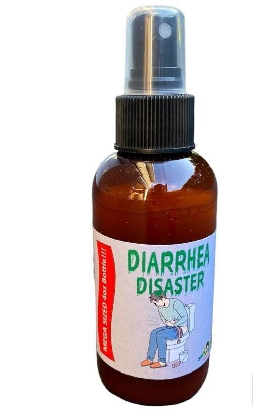 DIARREA DISASTER MEGA BOTELLA DE 4 OZ - ¡El spray para pedos salió mal! Broma de broma de GaG