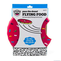 The Donut Flying Disc - Comida de postre Flying Patry - Frisbee Beach Fun - BigMouth