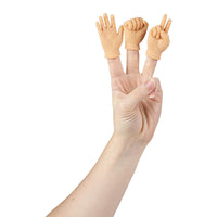 CASE 72 HAND FINGER PUPPET - Tiny Hands Soft Realistic Magic Trick GaG Joke Toy