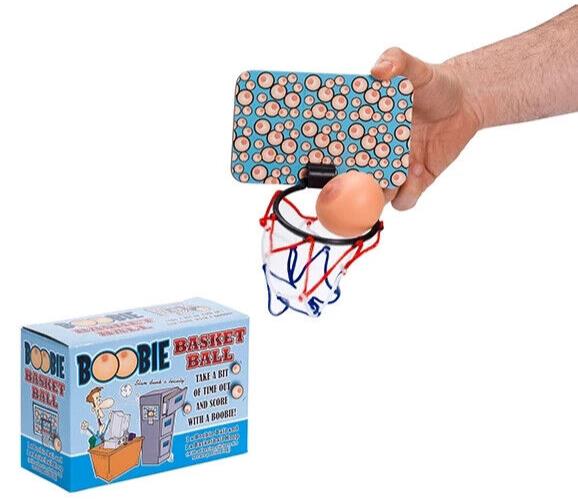 Boobie Basketball Game - Divertido regalo novedoso de broma GaG para hombres - Calcetín navideño