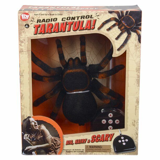 Radio Remote Control Tarantula Spider Scary Prank Realistic Creepy Hairy Toy