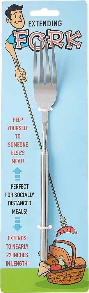 Funny Fork - Extends 22" Inches Kitchen Gadget Novelty Joke Gag Magic Prank Gift