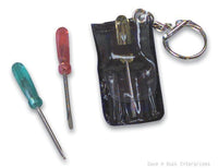 12 TOTAL 3-pc tool keychain construction screwdriver set (1 dozen)
