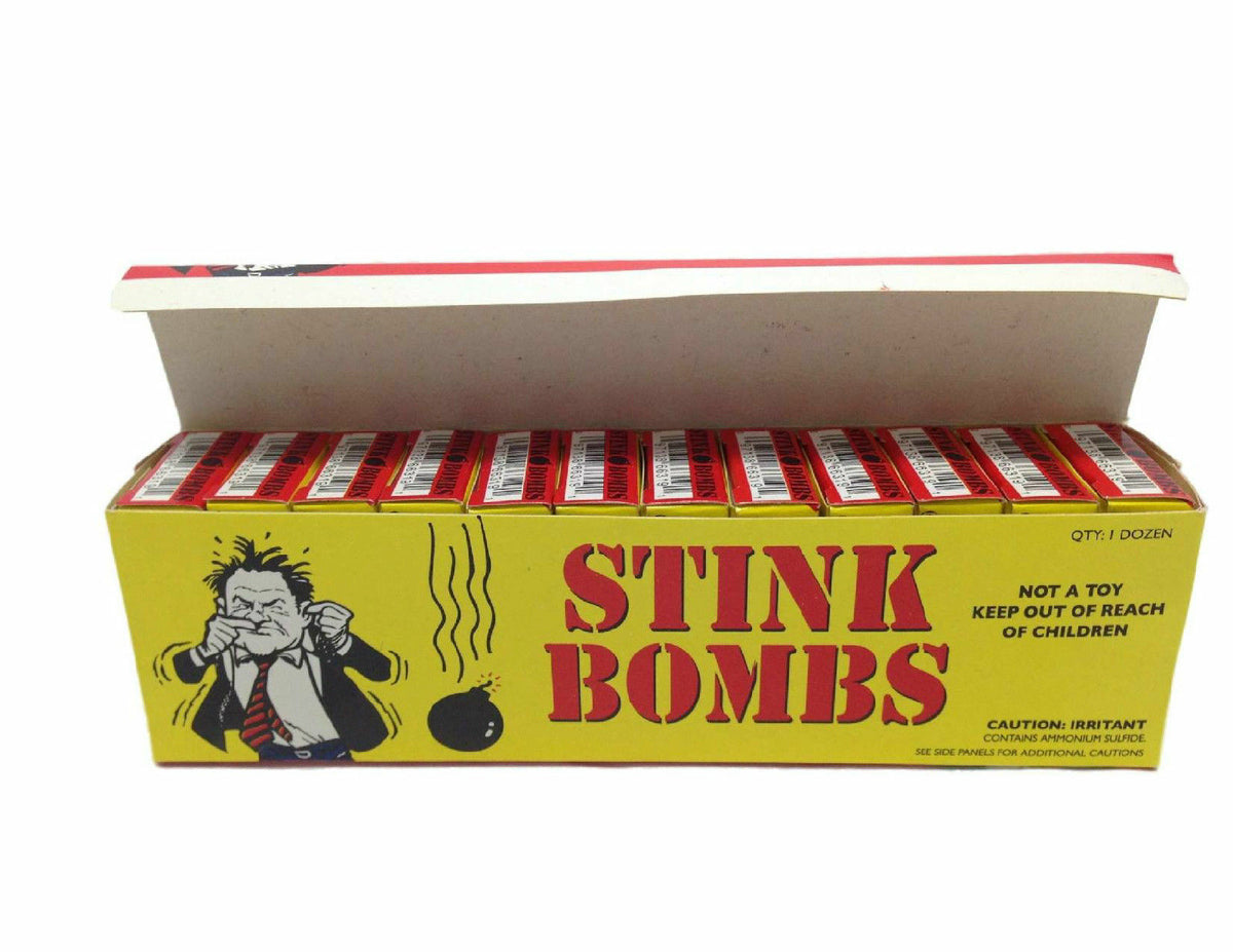 432 total Stink Bombs Glass Vials (144 boxes of 3) - GaG Prank Joke Wholesale