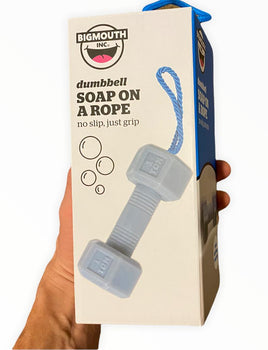 Dumbbell Soap on a Rope - Funny GaG Joke Shower Workout - BigMouth Inc