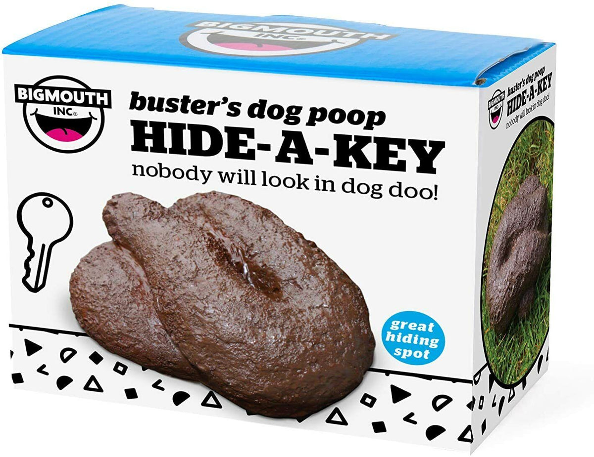 Poop Busters Buster’s Spare Key Hiding Spot - Dog Doo Mini-Safe – Giggle Novelties