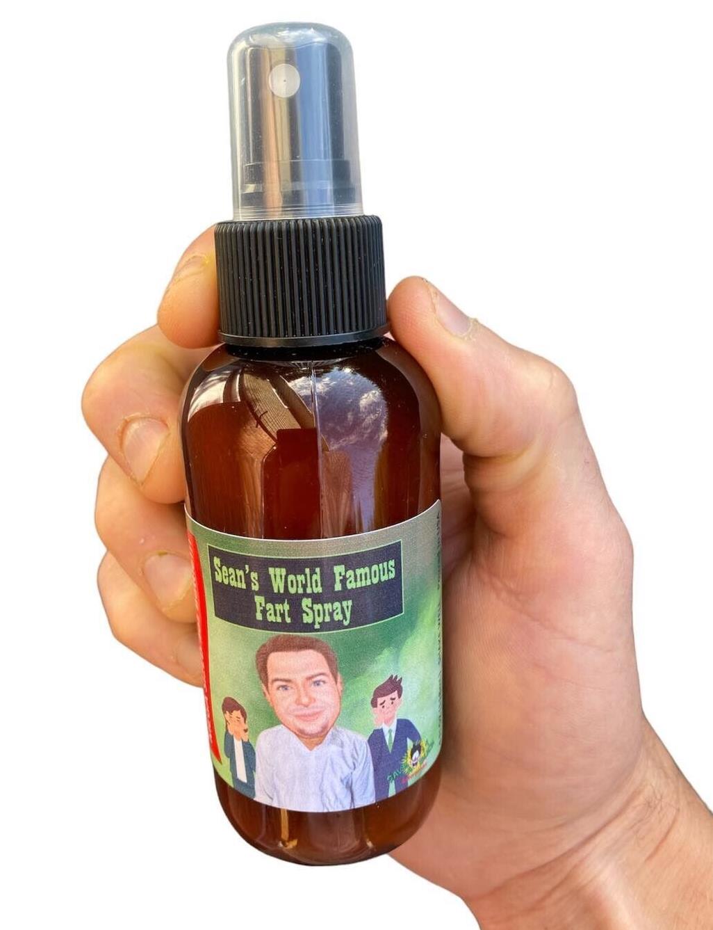 SEAN'S FAMOUS FART SPRAY - Mega 4 oz Liquid Stink Ass Spray Bottle - GaG Prank