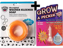 1 savon Willy nettoyant Weener Kleener + 1 Grow Pecker ~ ENSEMBLE COMBO