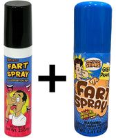 Combo Set of 2 Fart Spray Cans - Gag Prank Joke Set