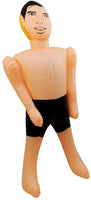Inflatable Husband Bachelorette Party Gag Gift - Male Boyfriend Blow Up Toy Doll