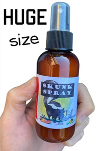 SKUNK STINK SPRAY - Flacon pulvérisateur de taille MÉGA 4 oz - Odeur de blague GaG - Méchante !