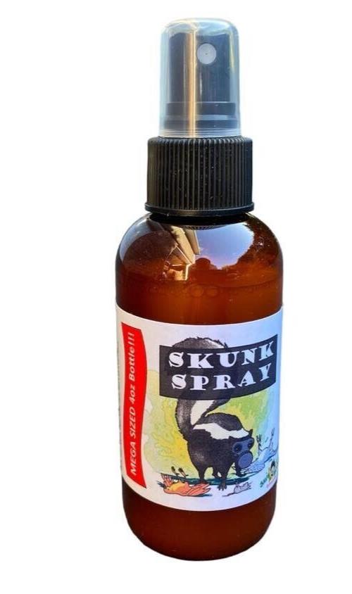 SKUNK STINK SPRAY - Flacon pulvérisateur de taille MÉGA 4 oz - Odeur de blague GaG - Méchante !