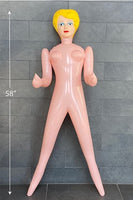 60" INFLATABLE JUDY Female Inflate a Date Bachelor Party Blow Up Doll Girl