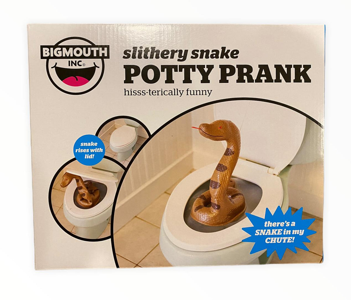 Serpiente Inodoro Monstruo - Baño Potty Scary Gag Broma Broma - SIN CAJA AL POR MENOR