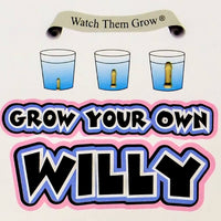 1 Grow Willy Pecker + 1 Grow Pair of Balls - GaG Prank Joke Funny Gift Set