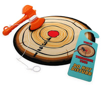 Toilet Potty Tomahawk Toss Game - Target Dartboard  - Funny Gag Joke Gift Toy