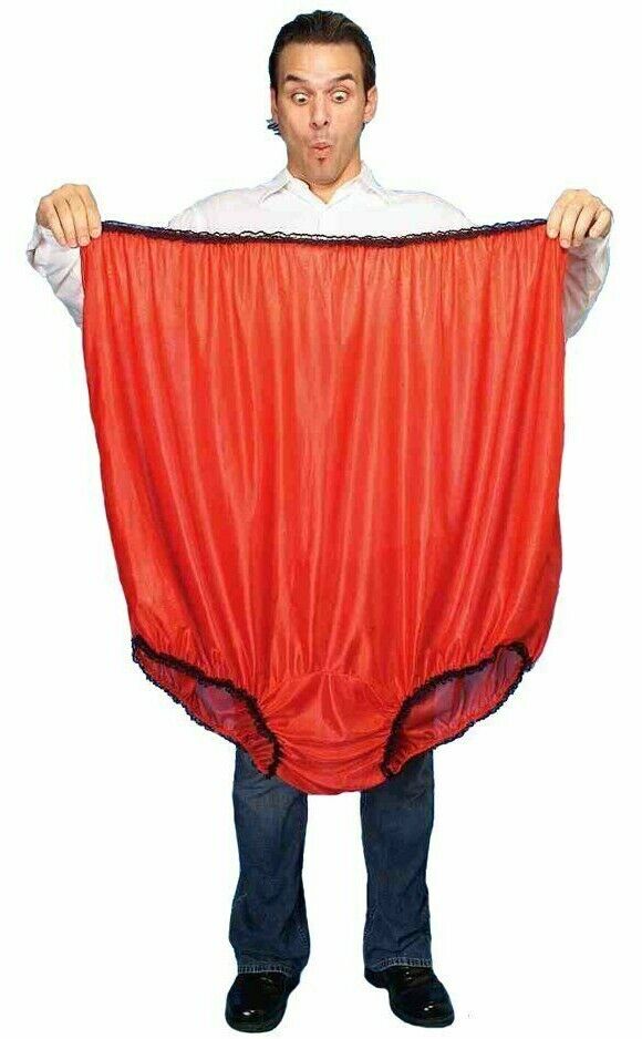 BIG MOMMA UNDIES CULOTTES GRANNY GÉANTES SOUS-VÊTEMENTS GRAND-MÈRE ~ GaG Joke Gift