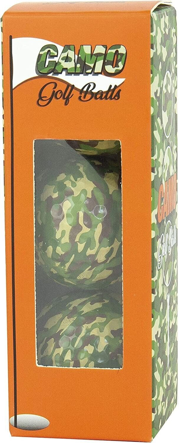 Camo Golf Balls 3-Pack - Funny Joke Trick GaG Putting Prank - Where is it? haha