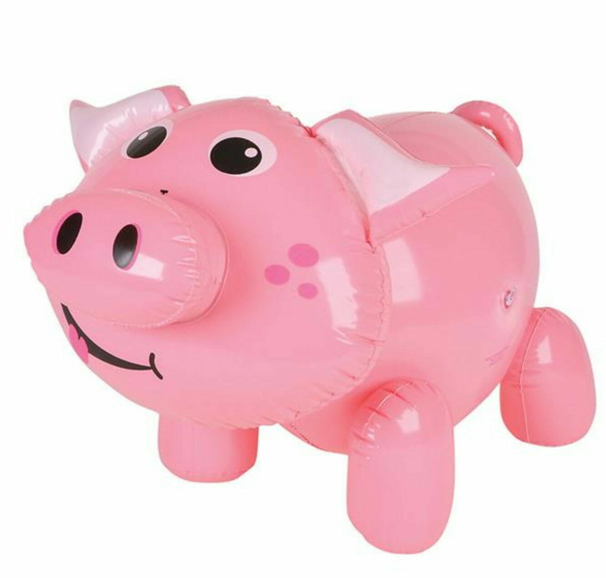 Add charm and whimsy to your birthday party decorations with the Pig Inflatable ~ Cute Piggie Piggy Blow-Up Party Decoration Inflate. Its adorable smiling face and small ears make it the perfect fun photo prop for any celebration!