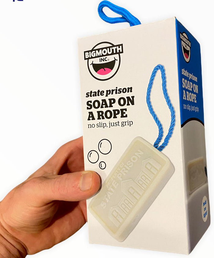 Prison Soap State Penitentiary - Funny Gag Joke Soap on Rope - BigMouth Inc.