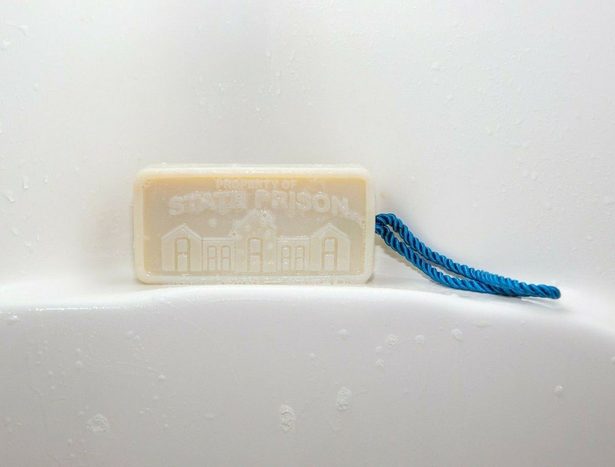 Prison Soap State Penitentiary - Funny Gag Joke Soap on Rope - BigMouth Inc.