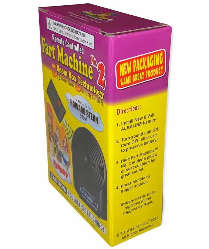 💨 Fart Machine #2 with Remote + 36 Glass Stink Bombs | Combo GaG Prank Set 💨