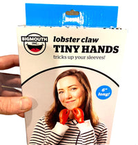 Tiny Lobster Claw Hands - Funny GaG Joke Prank Puppet Magic Toy - BigMouth Inc