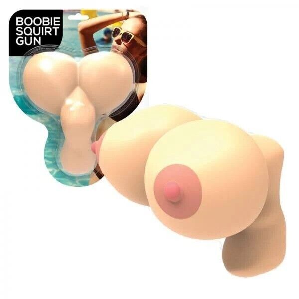 Boobie Squirt Gun Pistola de agua de 10 oz Diversión Soltero Novedad Fiesta en la piscina Mordaza Juguete de regalo